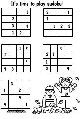 Sudoku 4x4 Puzzle 3  Sudoku, Puzzles for kids, Math for kids