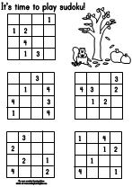 Kids Sudoku 4x4 - Easy 